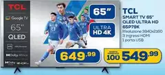 TCL - Smart Tv 65" Qled Ultra Hd 65p79k