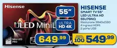 Hisense - Smart Tv 55" Led Ultra Hd 55U79NQ