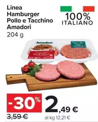 Amadori - Linea Hamburger Pollo E Tacchino