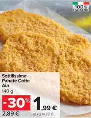 Aia - Sottilissime Panate Cotte