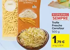 Selection carrefour - Trofie Fresche