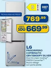LG - Frigorifero Combinato GBV72800DPSILIVE9