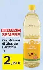 Carrefour - Olio Di Semi Di Girasole