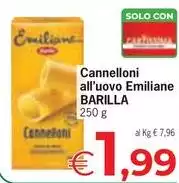Barilla - Cannelloni All'Uovo Emiliane