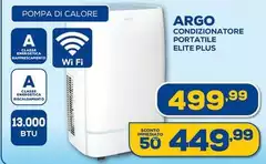 Argo - Condizionatore Portatile Elite Plus