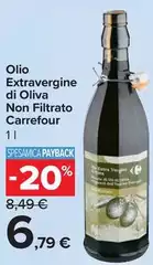 Carrefour - Olio Extravergine Di Oliva Non Filtrato