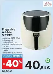 DCG - Friggitrice Ad Aria 5LT FR3