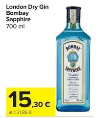 Bombay saphire - London Dry Gin