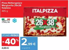 Italpizza - Pizza Rettangolare Margherita