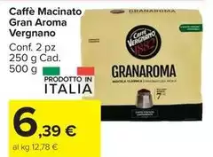 Vergnano - Caffè Macinato Gran Aroma
