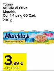 Mareblu - Tonno All'Olio Di Oliva