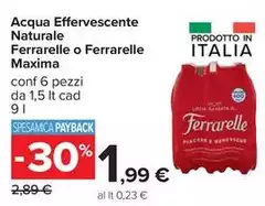 Ferrarelle - Acqua Effervescente Naturale