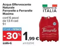 Ferrarelle - Acqua Effervescente Naturale