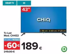 Chiq - Tv Led Mod. CH432
