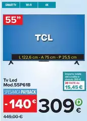TCL - Tv Led Mod.55p61b