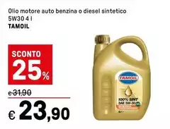 Tamoil - Olio Motore Auto Benzina O Diesel Sintetico