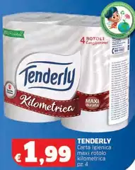 Tenderly - Carta Igienica Maxi Rotolo Kilometrica