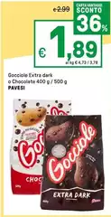 Pavesi - Gocciole Extra Dark O Chocolate