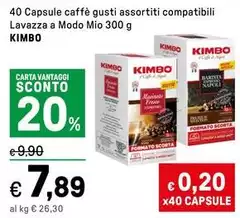 Kimbo - 40 Capsule Caffè
