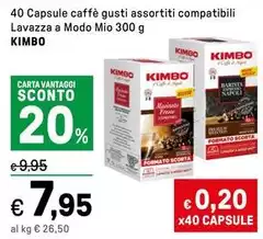 Kimbo - 40 Capsule Caffè