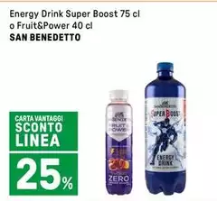 San Benedetto - Energy Drink Super Boost O Fruit&power
