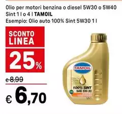 Tamoil - Olio Per Motori Benzina O Diesel 5W30 O 5W40