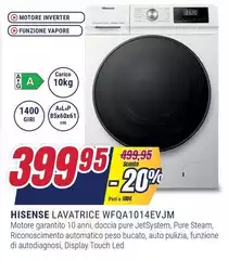 Hisense - Lavatrice WFQA1014EVJM