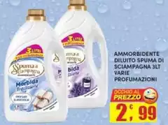 Spuma di Sciampagna - Ammorbidente Diluito Spuma Di Sciampagna 3lt