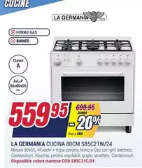 Bertazzoni La Germania - Cucina 80Cm S85C21W/24