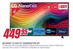 LG - Smart Tv UHD 55" 55NANO82T6B.API 