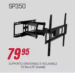 Munari - SP350 Supporto Orientable E Inclinabile Tv Fino A 70''