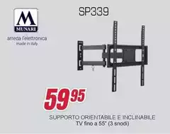 Munari - SP339 Supporto Orientabile E Inclinabile 