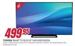 Toshiba - Smart Tv Qled 65" UHD 65QV3463DA 