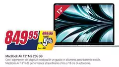 Apple - MacBook Air 13" M2 256 GB