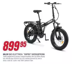 Nilox - Bici Elettrica "X8PRO" NXEBX8PROBK
