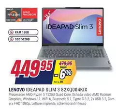 Lenovo - Ideapad Slim 3 82XQ004KIX