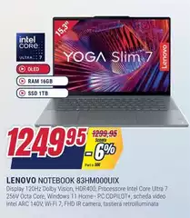 Lenovo - Notebook 83HM000UIX