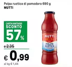 Mutti - Polpa Rustica Di Pomodoro