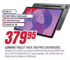 Lenovo - Tablet Idea Tab Pro ZAE40020SE