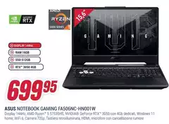 Asus - Notebook Gaming FA506NC-HN001W