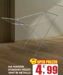 Ma Maison Stendino Ready 18mt In Metallo
