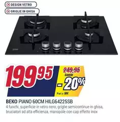 Beko - Piano 60Cm HILG64225SB