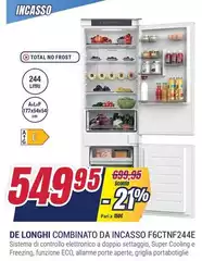 De Longhi - Combinato Da Incasso F6CTNF244E 
