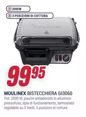 Moulinex - Bistecchiera GI3060
