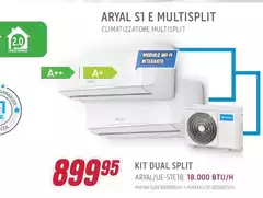 Olimpia Splendid - Aryal S1 E Multisplit Kit Dual Split ARYAL/UE-STE18