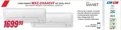 Mitsubishi Electric - Linea Smart MXZ-2HA40VF Kit Dual Split