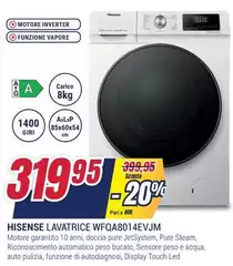 Hisense - Lavatrice WFQA8014EVJM