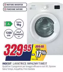 Indesit - Lavatrice IM962MYTIMEIT