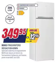 Beko - Frigorifero RDSA310K40WN 