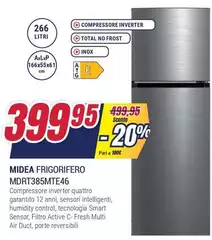 Midea - Frigorifero MDRT385MTE46 